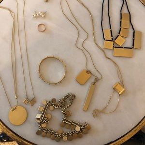 Madewell Gold Jewelry Bundle (RARE STYLES)